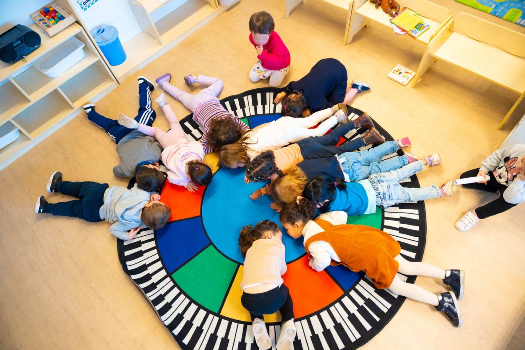 Salle de musique avec piano
